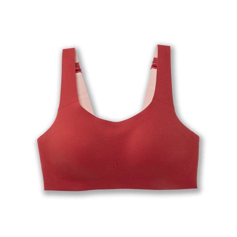 Brooks Women's Dare Scoopback Running Bra - Rosewood (JLYE31254)